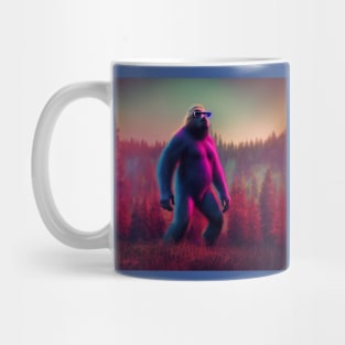 Dope Sasquatch in Nature Mug